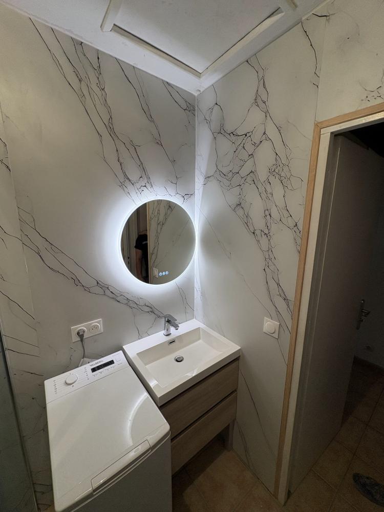 Installation douche PMR à Moncheaux